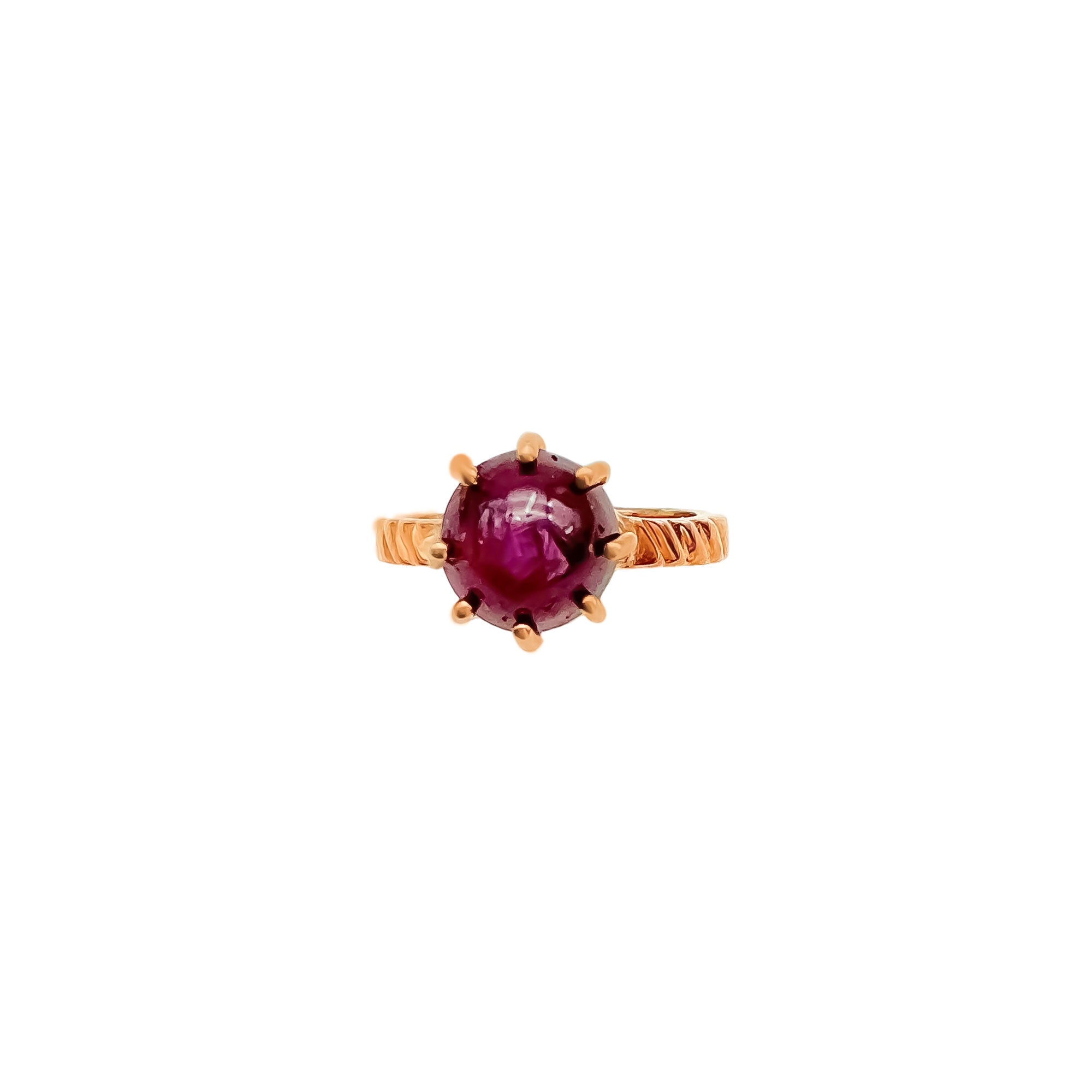 New Arrival Star Ruby Gemstone 925 Sterling Silver Rings Jewelry