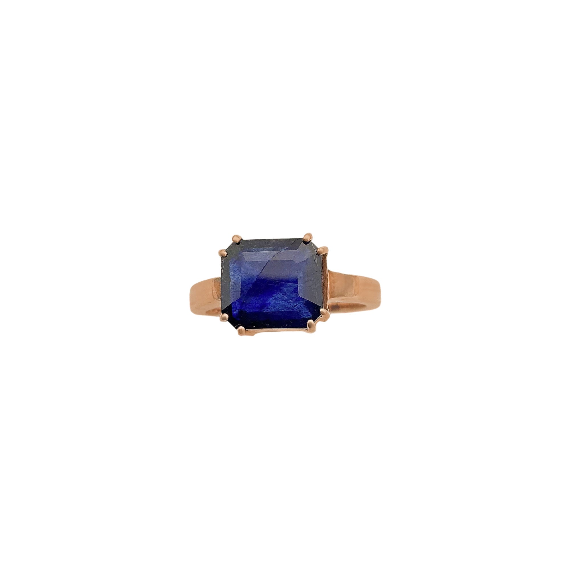 Blue Sapphire Gemstone 925 Solid Sterling Silver Handmade Ring