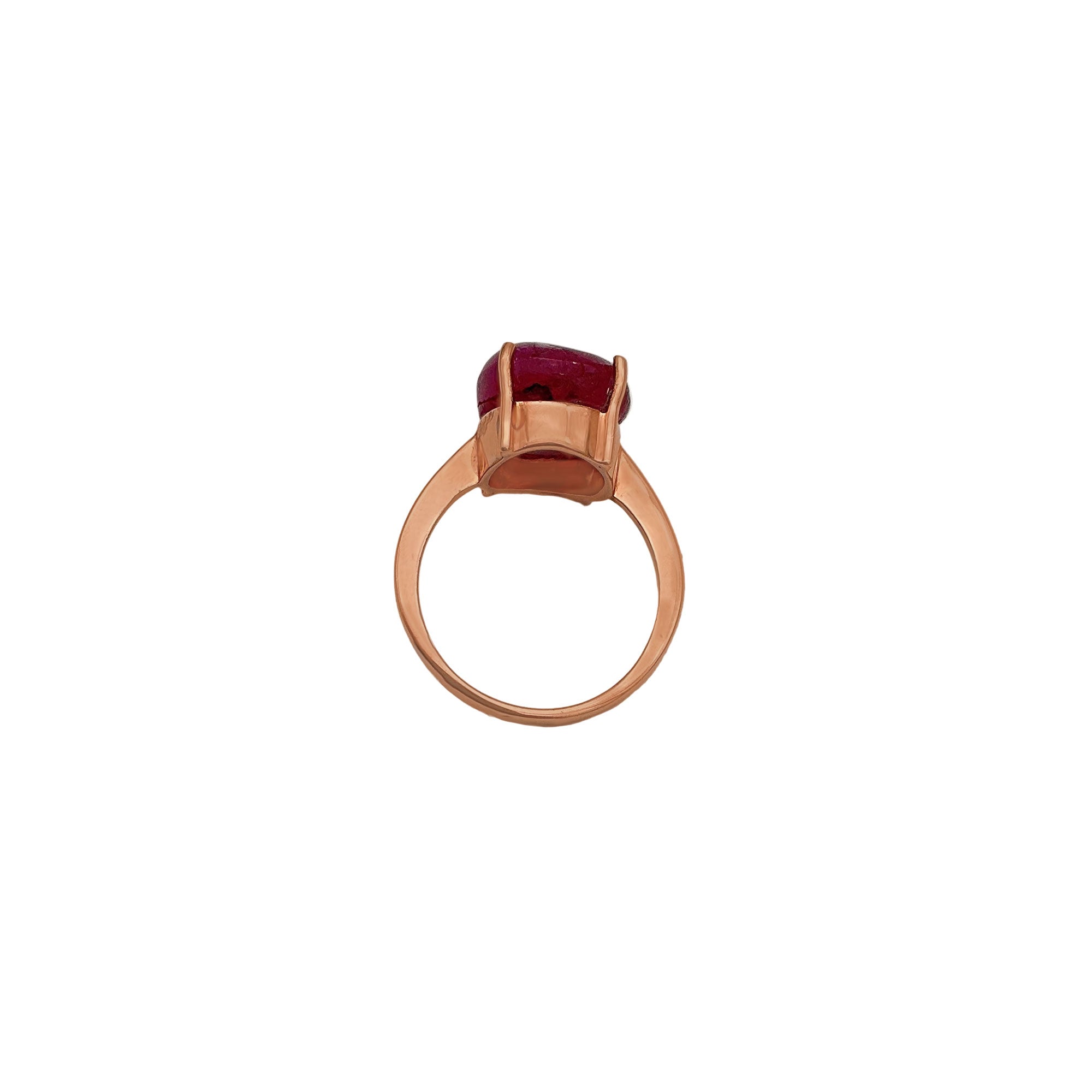 New Arrival Ruby Gemstone 925 Solid Sterling Silver Handmade Rings Jewelry