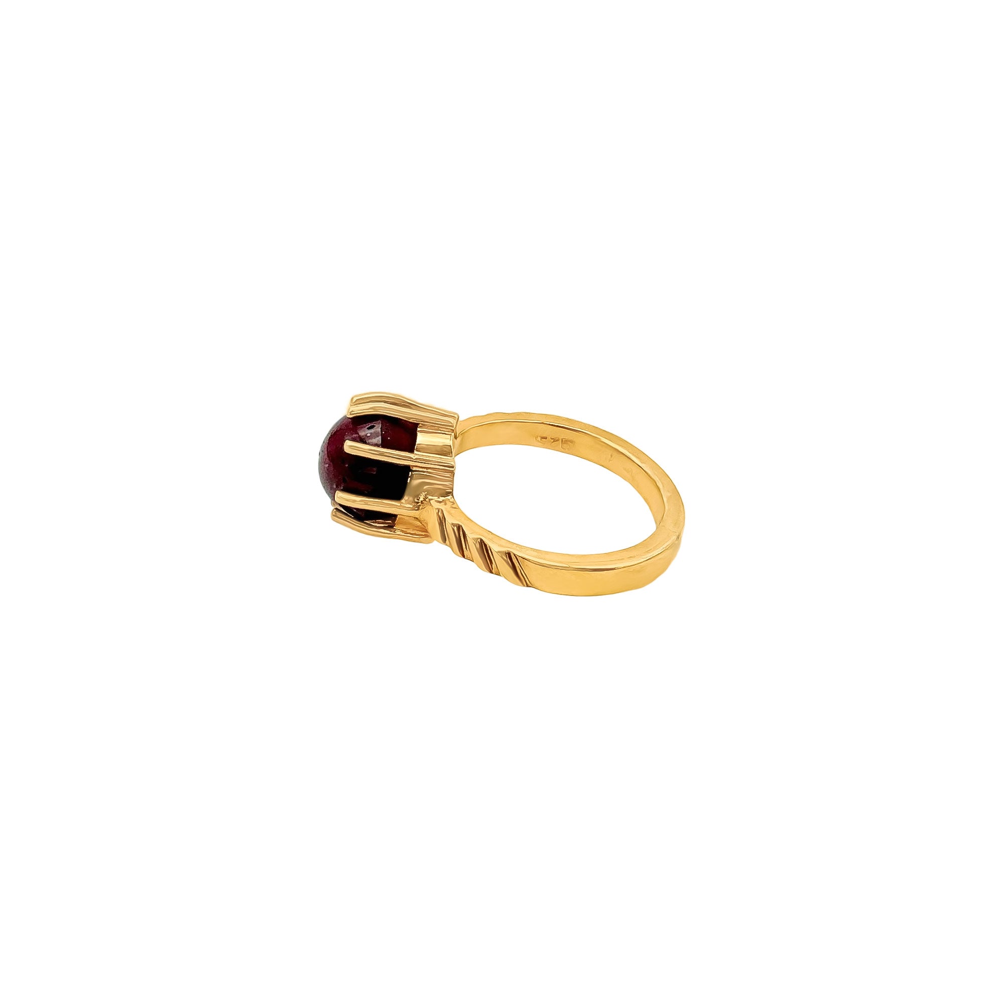 New Arrival Star Ruby Gemstone 925 Sterling Silver Rings Jewelry