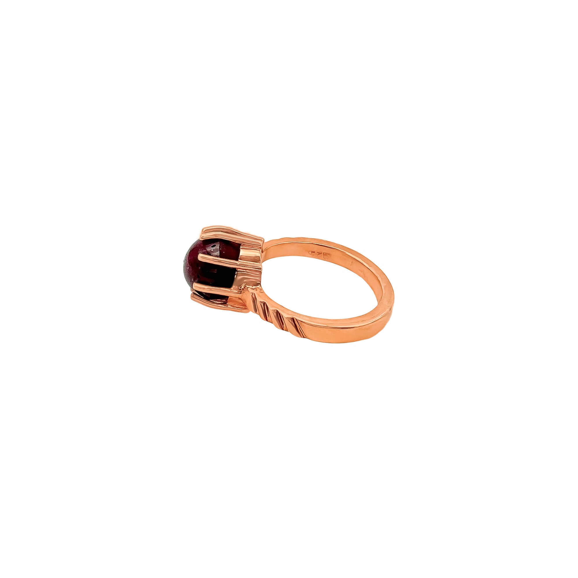 New Arrival Star Ruby Gemstone 925 Sterling Silver Rings Jewelry