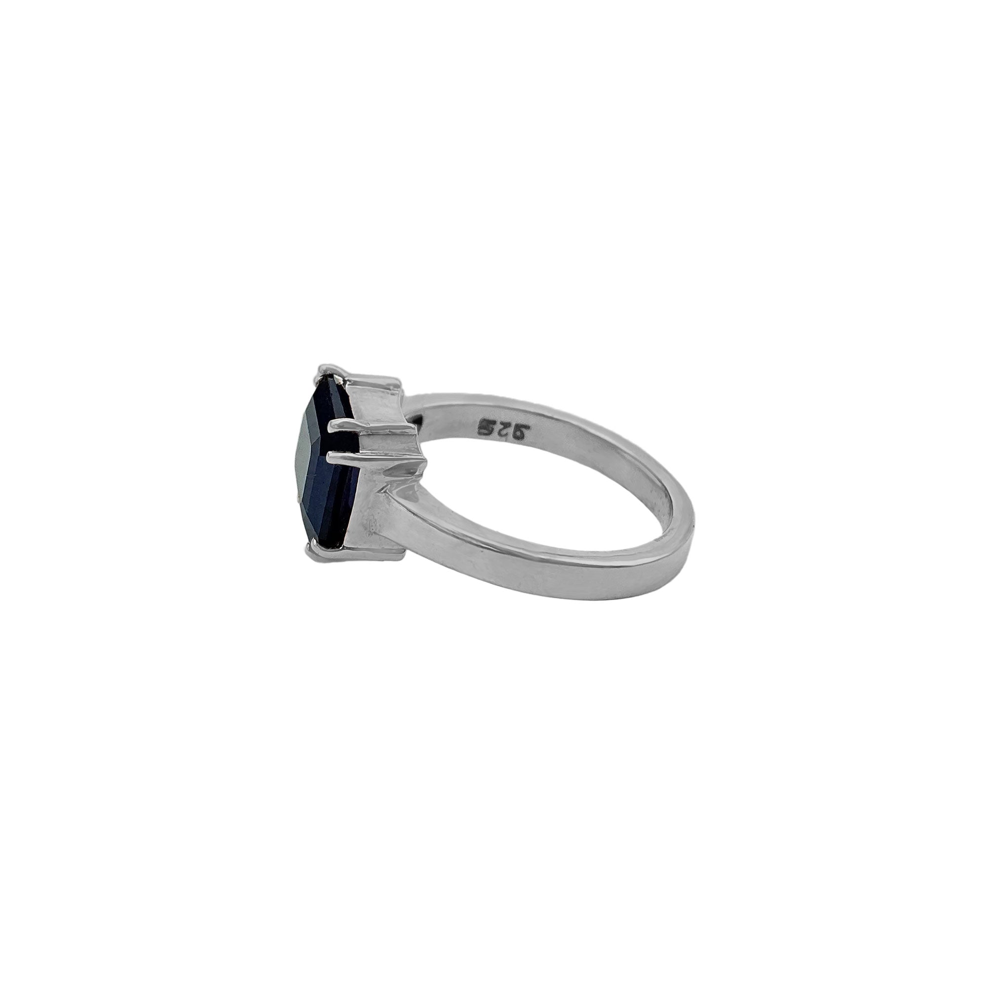 Blue Sapphire Gemstone 925 Solid Sterling Silver Handmade Ring