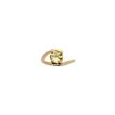 Natural Round Citrine Gemstone 925 Solid Sterling Silver Rings