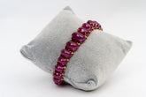 Precious Ruby, Emerald And Diamond 925 Sterling Silver Bracelets Jewelry