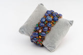 Natural Tanzanite, Emerald And Multi Gemstone 925 Sterling Silver Bracelets Jewelry