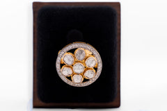 New Arrival Polki Diamond Gemstone 925 Sterling Silver Handmade Rings Jewelry