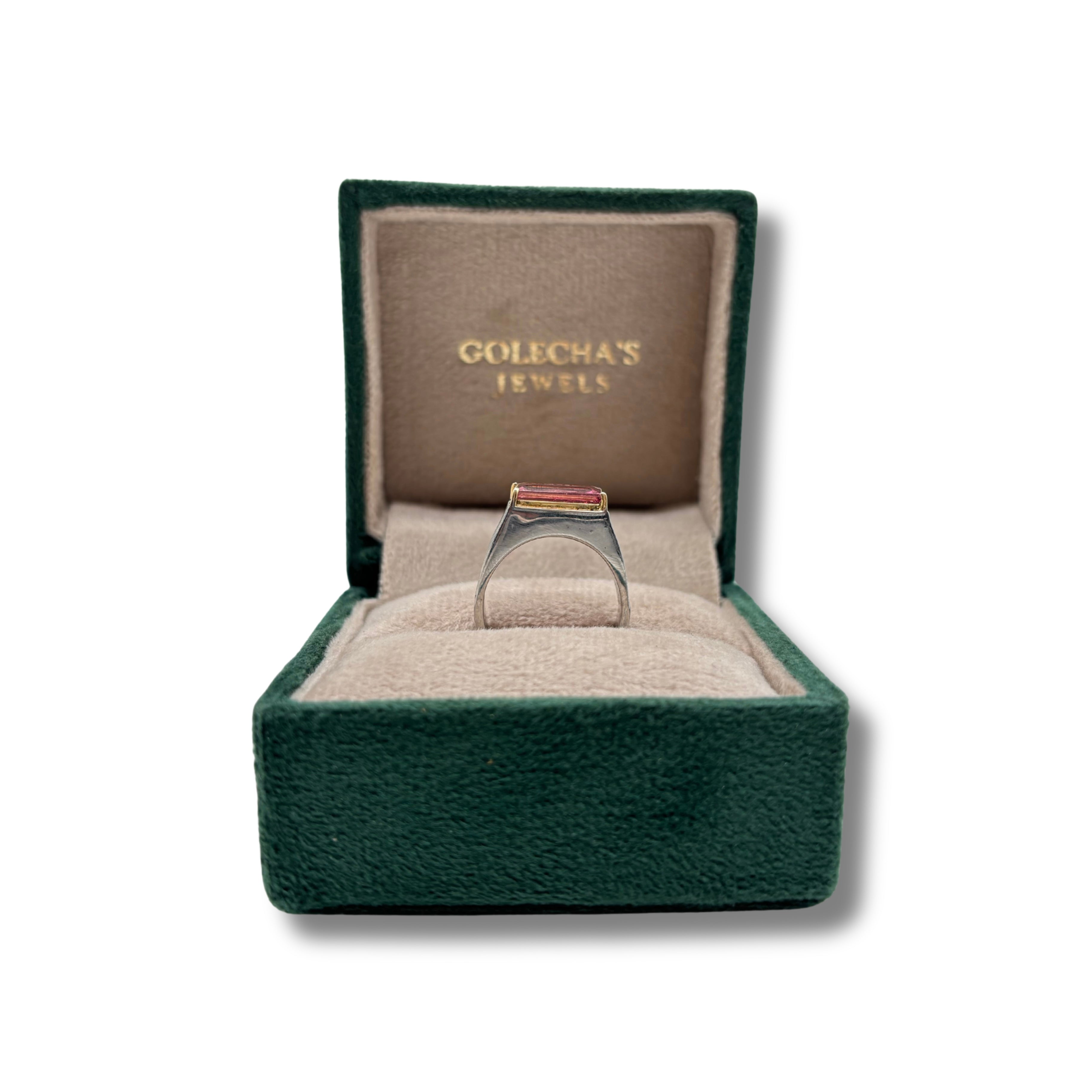 The Skyline Tourmaline Silver Ring