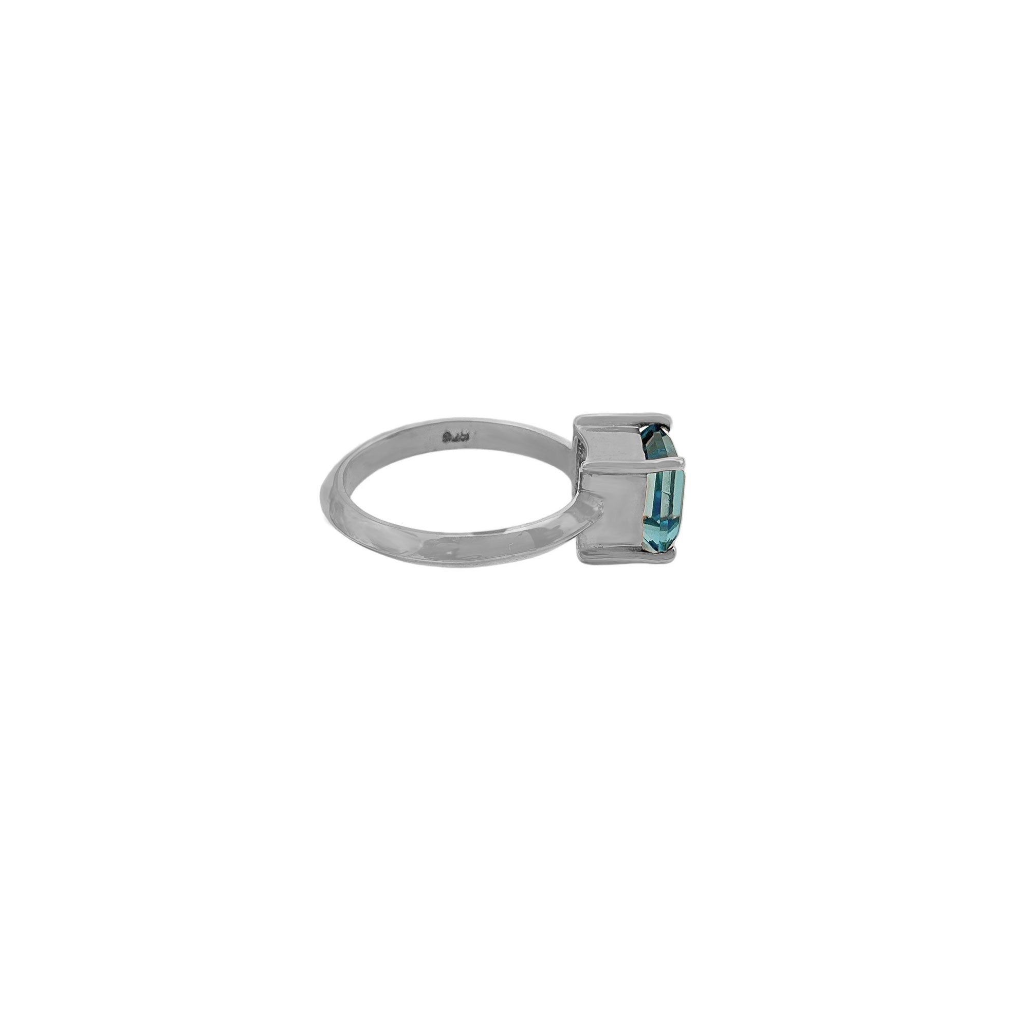 New Arrival London Blue Topaz 925 Sterling Silver Ring