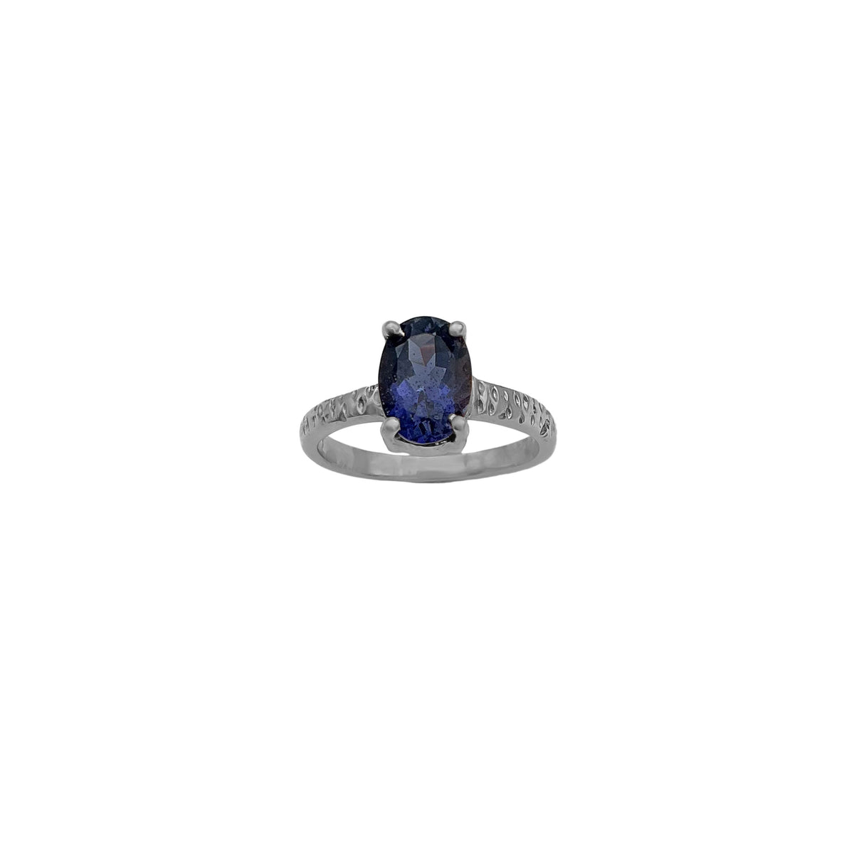 Natural Iolite Gemstone 925 Solid Sterling Silver Handmade Rings