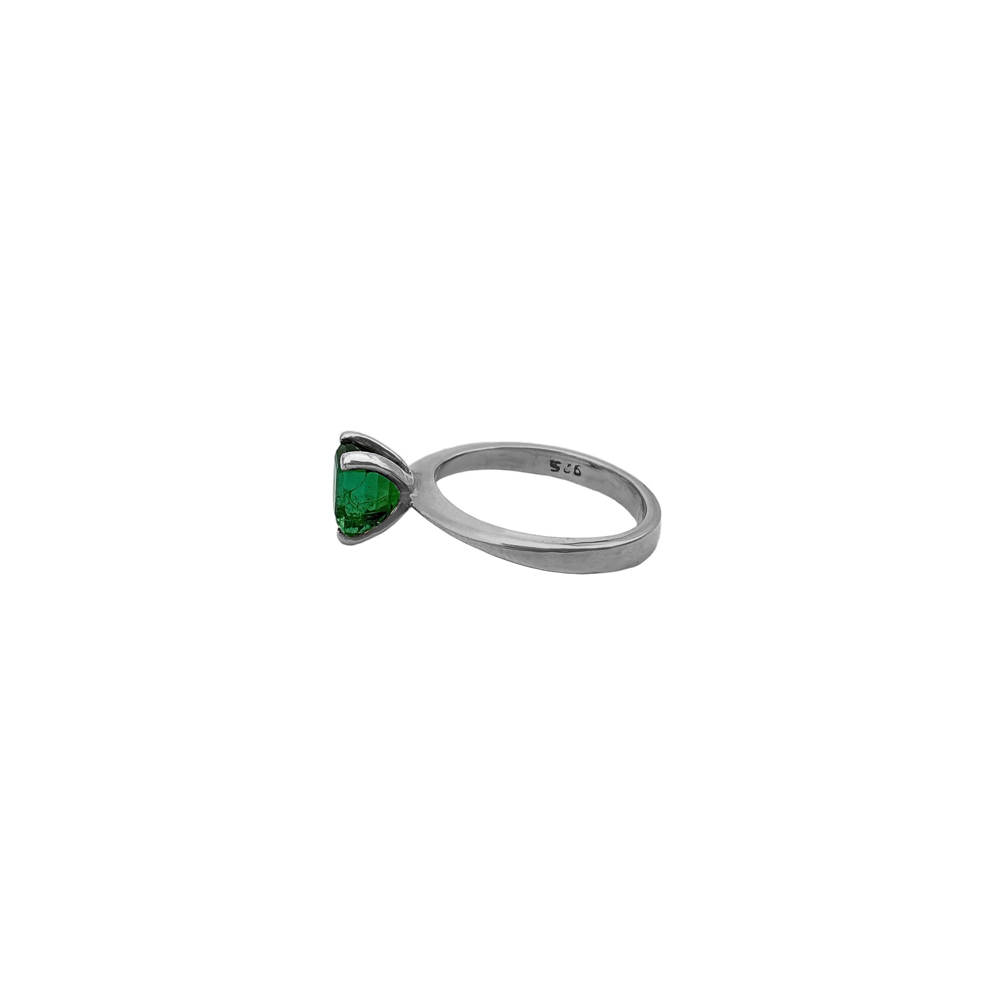 High Quality Green Tourmaline Gemstone 925 Sterling Silver Handmade Rings