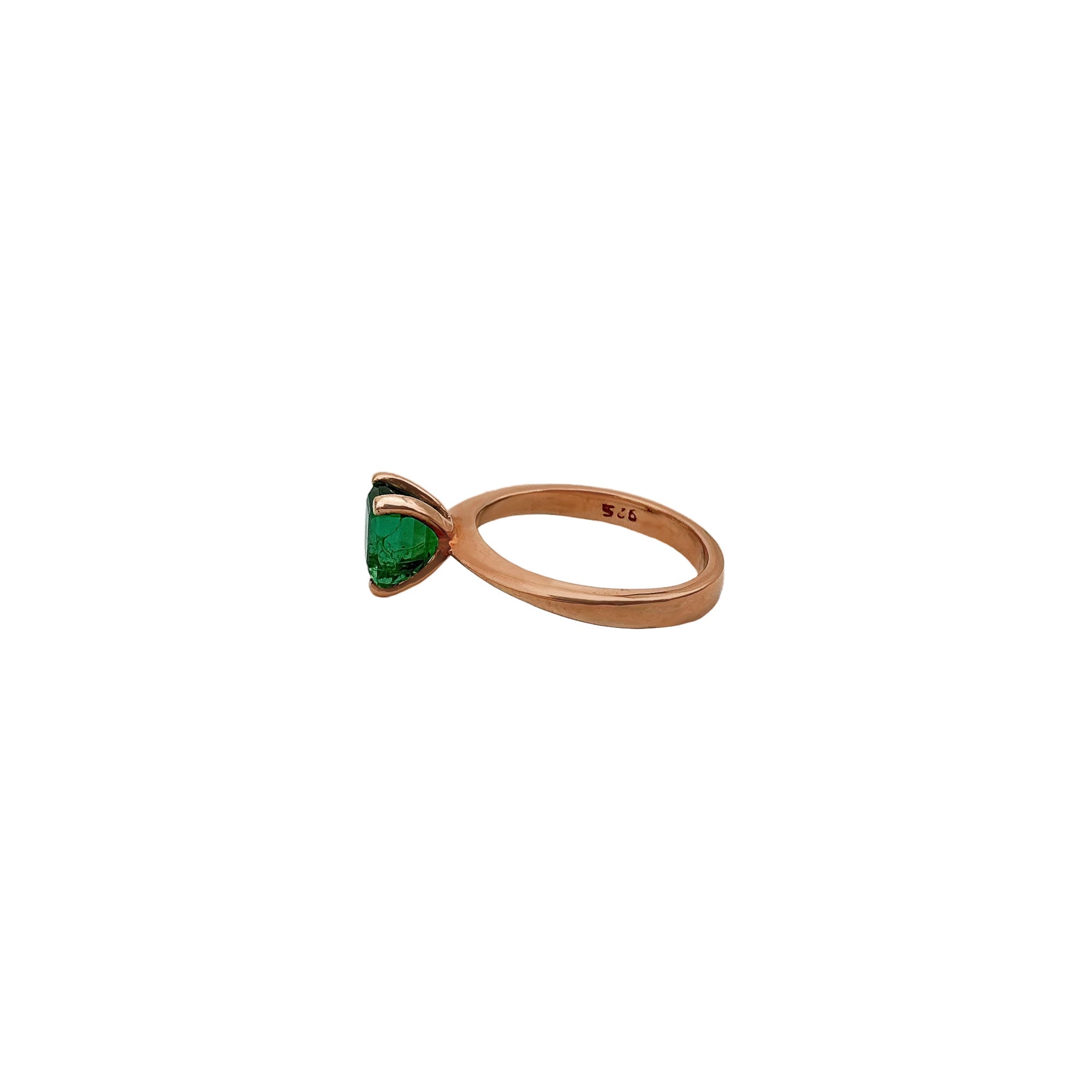 High Quality Green Tourmaline Gemstone 925 Sterling Silver Handmade Rings