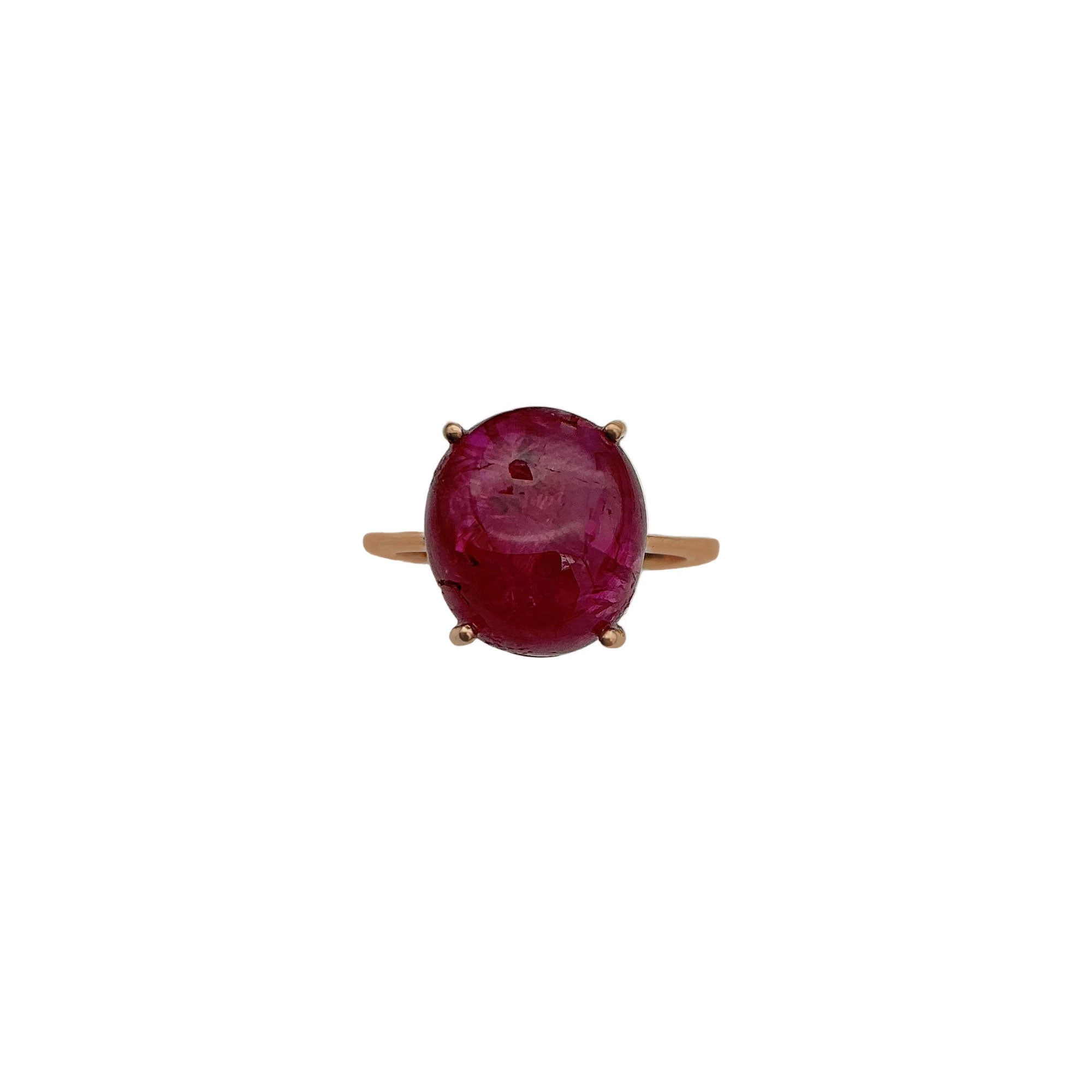 New Arrival Ruby Gemstone 925 Solid Sterling Silver Handmade Rings Jewelry