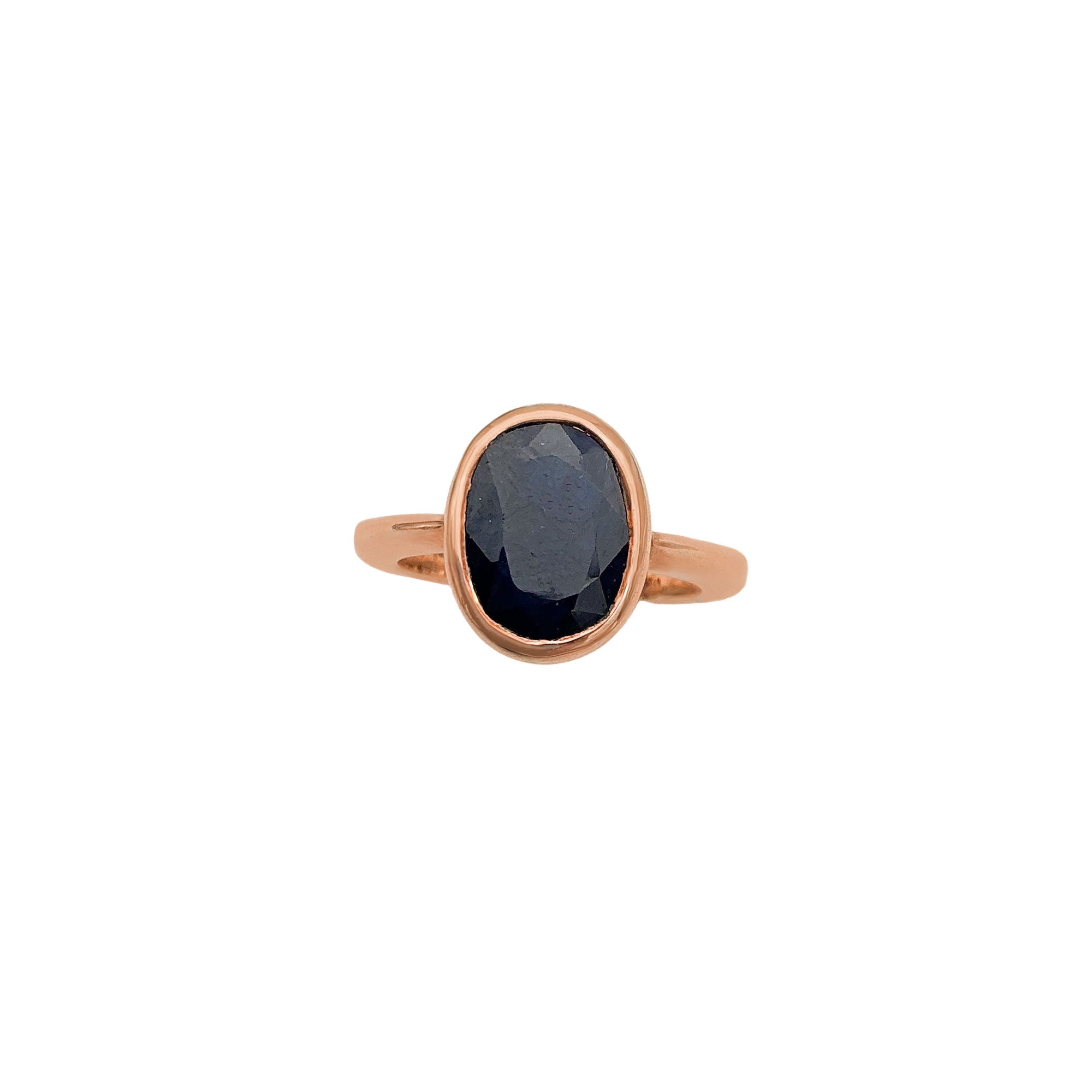 Precious Blue Sapphire Gemstone 925 Solid Sterling Silver Handmade Rings Jewelry