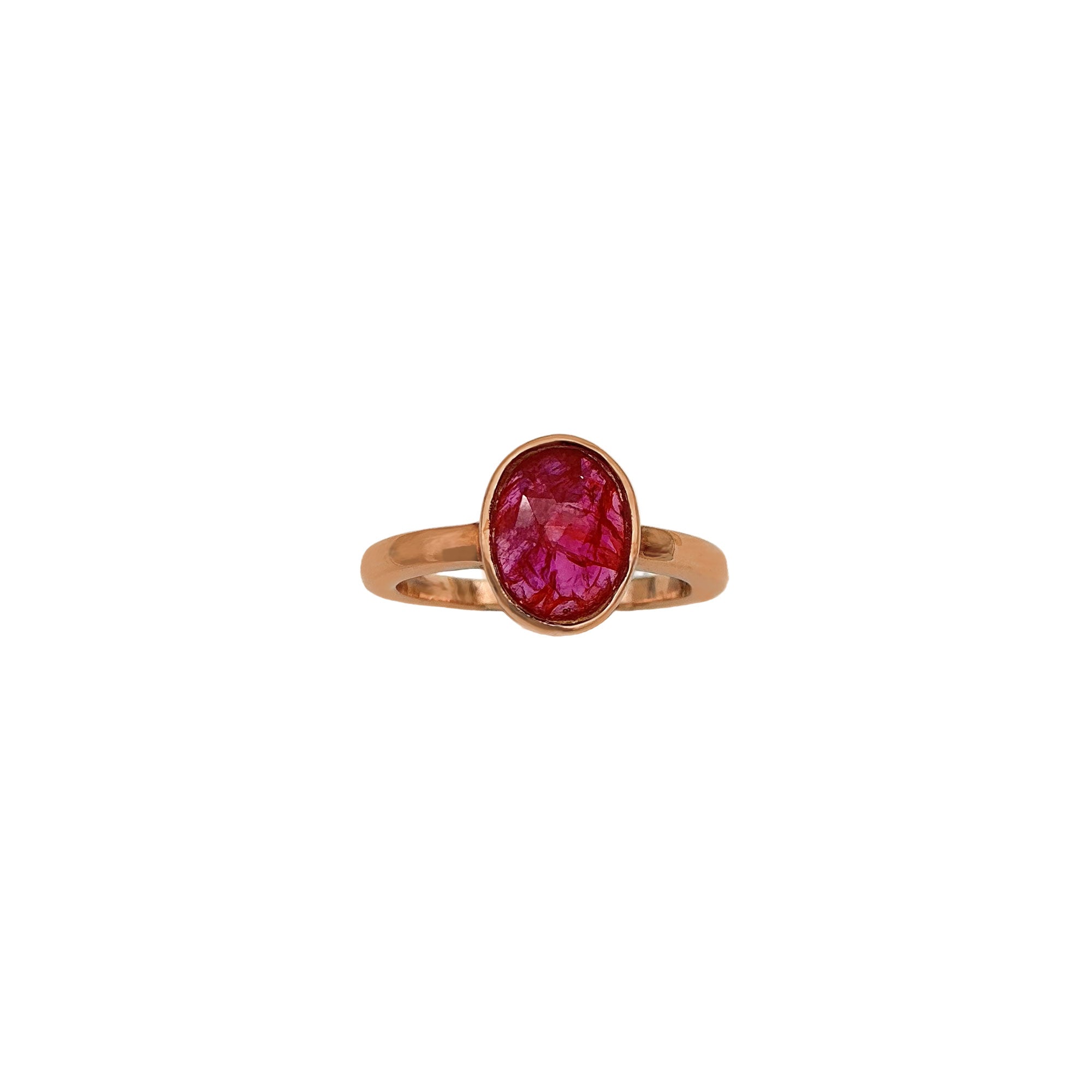 Precious Ruby Gemstone 925 Solid Sterling Silver Handmade Rings