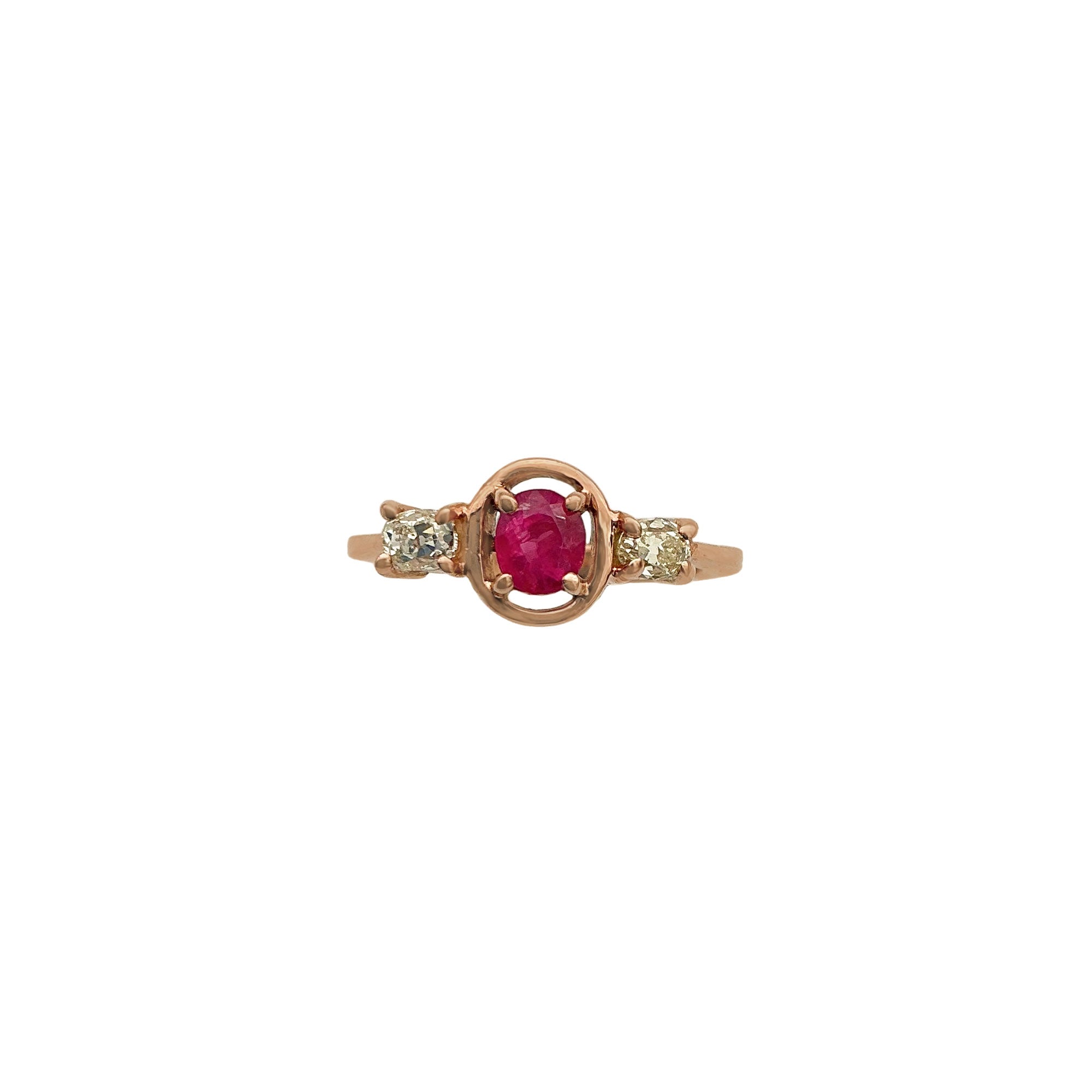 Precious Ruby And Diamond 925 Solid Sterling Silver Handmade Rings Jewelry