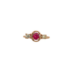 Precious Ruby And Diamond 925 Solid Sterling Silver Handmade Rings Jewelry