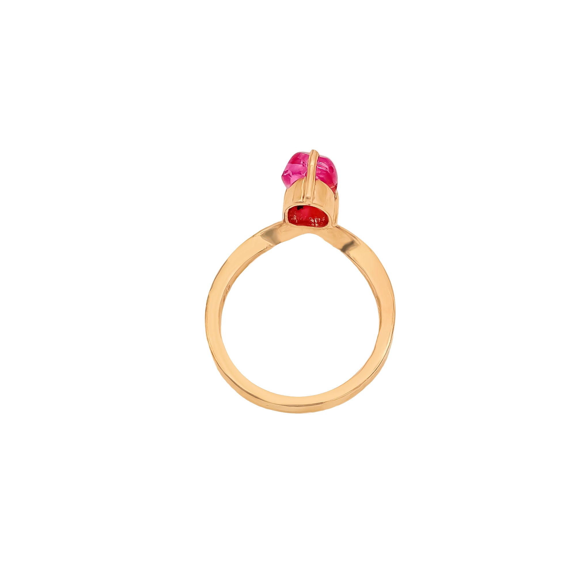 Natural Burma Ruby Gemstone 925 Solid Sterling Silver Rings