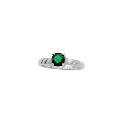 Precious Emerald Gemstone 925 Sterling Silver Rings