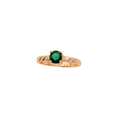 Precious Emerald Gemstone 925 Sterling Silver Rings