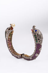 Precious Ruby, Emerald, Tourmaline And Diamond Victorian Bracelets Jewelry