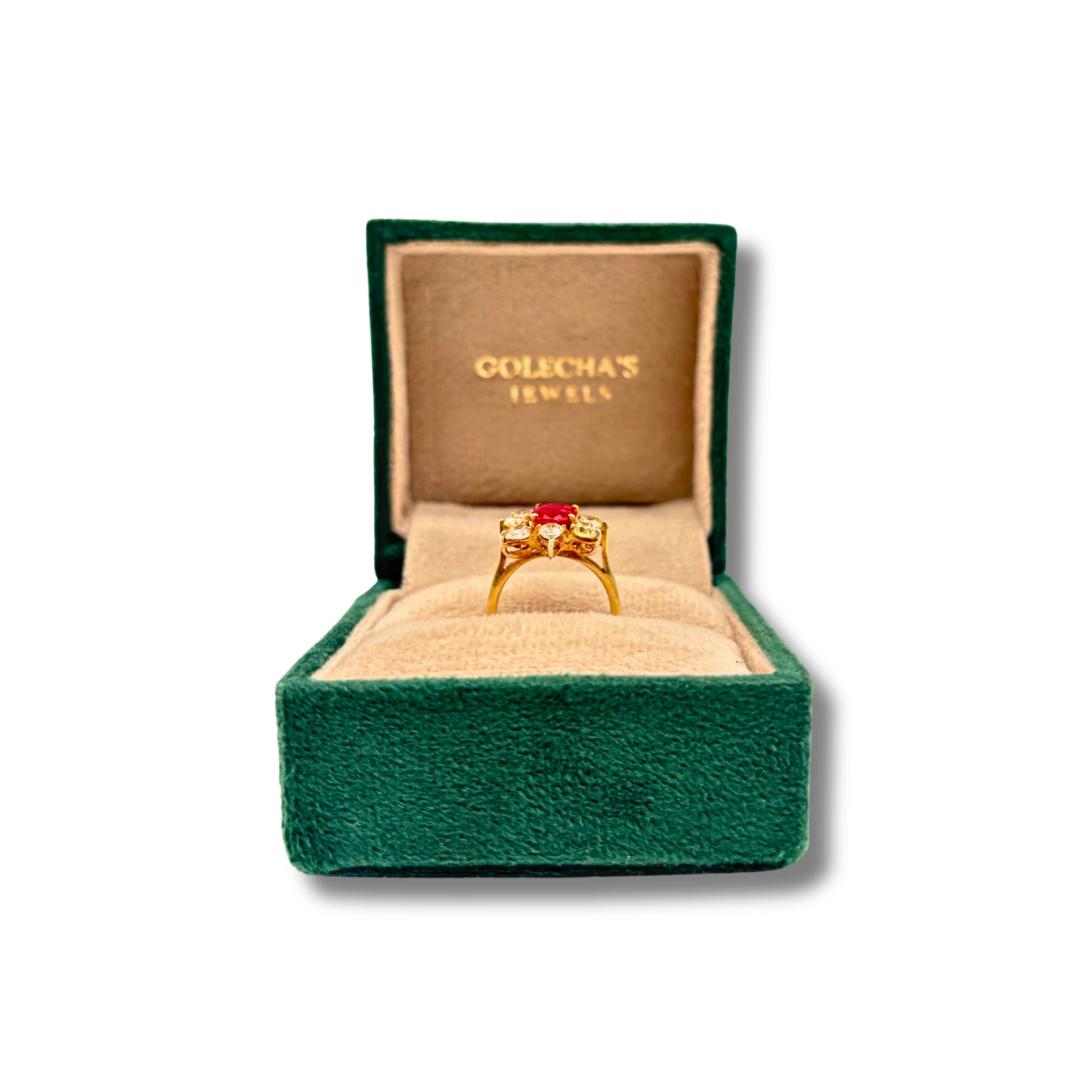 Celestial Petal Silver Ring