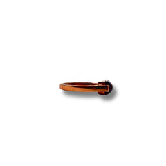 The Merlot Solitaire Silver Ring